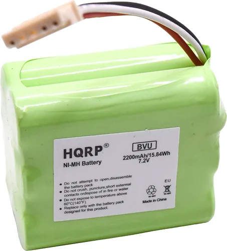 HQRP Batería extendida de 2200 mAh para iRobot Mint+ 5200 Mint Plus 5200, 5200c, 5200B, Braava 380 380t 390t GPRHC202N026 11003067-00 Robot