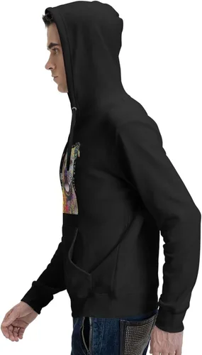 Miniatura 5 de diyhoodie Pitbull sudadera con capucha para hombre, personalizado de los hombres clásico con capucha Pitbull