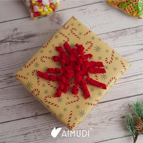 Miniatura 7 de AIMUDI Lazos rizados rojos de 4 pulgadas, lazos de cinta rizada autoadhesivos, lazos para envolver regalos, cinta de grogrén, lazos para bolsas