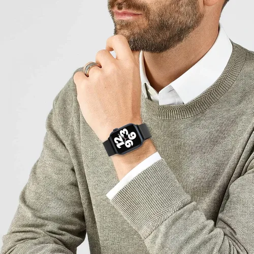 Miniatura 7 de ORIbox Compatible con correas de Apple Watch de 1.614 pulgadas, 1.575 pulgadas, 1.496 pulgadas, correa ajustable de nailon elástico tejido