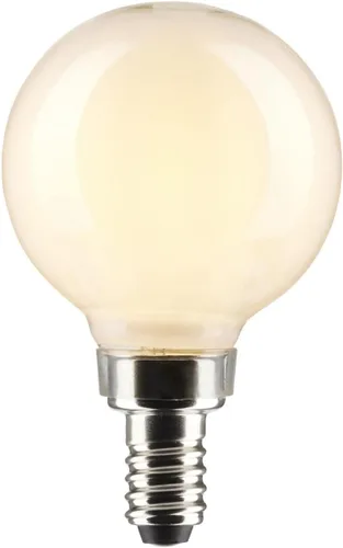 Miniatura 2 de Satco Bombilla LED E12 de 5.5 W, 3000 K, clasificación de 15000 horas, regulable