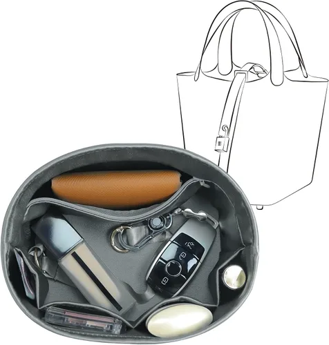 Miniatura 19 de Se adapta a Picotin 18 bolsas, inserto organizador de bolso de seda de alta calidad, suave al tacto y ligero, organizador de lujo con caja de regalo