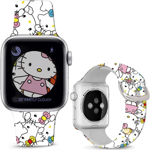Miniatura 18 de Soft Silicone Bands Compatible with Apple Watch Band 38mm 40mm 41mm 42mm 44mm 45mm 46mm 49mm,Sport Wristband Strap for iWatch Ultra 2 Series 10 9 8