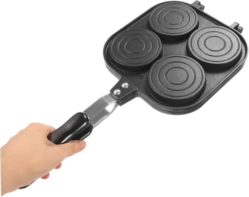 Miniatura 6 de Molde para tartas de rueda, mini sartenes creativas para huevos, placa antiadherente, sartén para pan de pan, cacerolas para placas de inducción