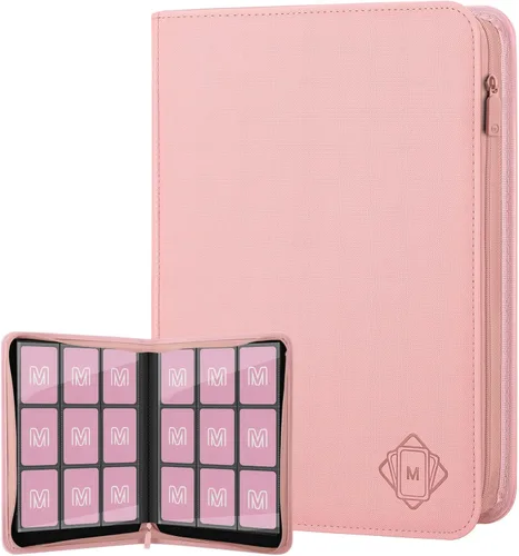 Miniatura 31 de Carpeta de Tarjetas Premium de 16 Bolsillos, Carpeta de Tarjetas de Intercambio Sostiene hasta 1000+ Tarjetas Álbum de Colección de Tarjetas 44 negro