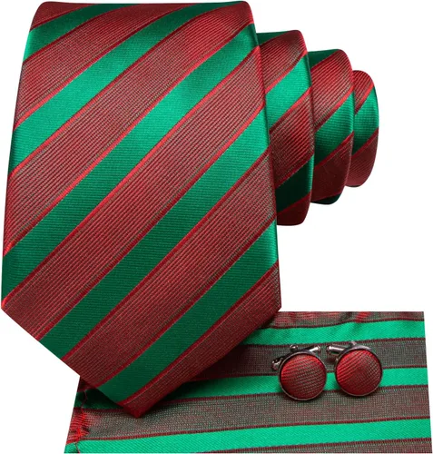 Miniatura 212 de Dubulle Corbata tejida de cachemira para hombre y gemelos de pañuelo para hombre, conjunto de gemelos para boda formal y negocios