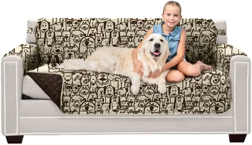Miniatura 130 de Sofa Shield - Funda para sillón reclinable con correa patentada, protector de cojín, funda reversible diseñada en EE. UU. resistente a manchas