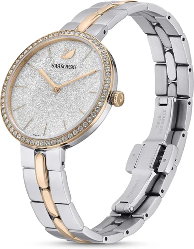 Miniatura 2 de Swarovski Cosmopolitan Crystal Watch, Clear Crystals, Rose Gold Tone Finish, Swiss Made, Part of The Cosmopolitan Watch Collection
