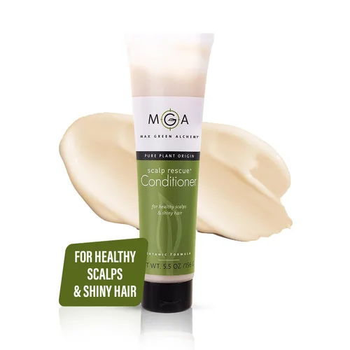 MGA - Acondicionador vegano para el cabello, fórmula orgánica con árbol de té para un cabello saludable, acondicionador de humedad de karité con