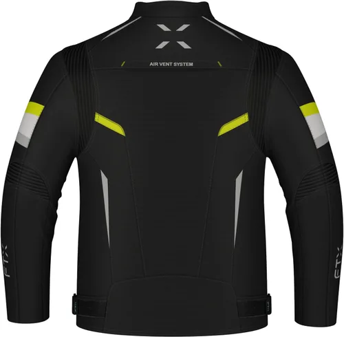 Miniatura 5 de FTX Chaqueta de motocicleta para hombre, armadura de equipo de protección de cuerpo completo, chaqueta de motocicleta de tela textil Cordura
