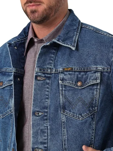 Miniatura 3 de Wrangler Chaqueta vaquera sin forro Western para hombre