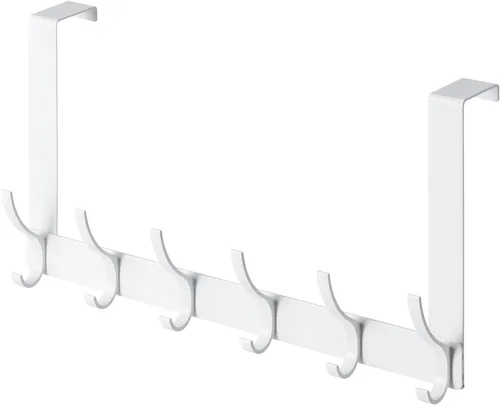 Miniatura 8 de BOOMIBOO Ganchos para colgar sobre la puerta, colgador de puerta resistente, toallero con ganchos para toallas para baño, 12 ganchos grandes sobre