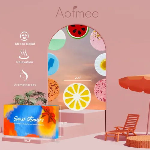 Miniatura 2 de Aofmee Vaporizadores de ducha para aromaterapia, paquete de 8 bombas de ducha, tabletas de ducha con aceites esenciales para relajación, regalos