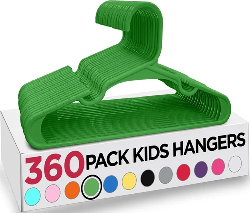 Miniatura 51 de Utopia Home Paquete de 20 Perchas para Niños - Perchas de Plástico para Bebé de 11.5 Pulgadas para Armario - Perchas para Niños para Ropa y Percha