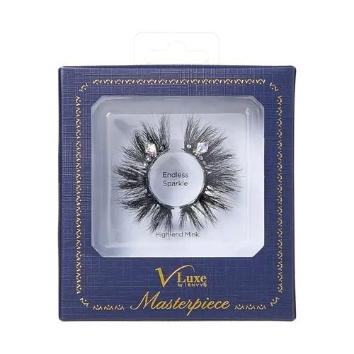 Miniatura 9 de i•ENVY Pestañas con diamantes de imitación Obra maestra Pestañas de visón, pestañas falsas de diamante (Bouquet de diamantes)