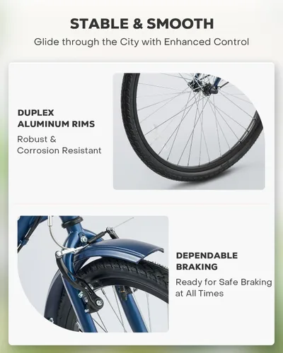 Miniatura 4 de VIRIBUS Triciclo plegable para adultos, triciclo plegable de 7 velocidades para adultos con cesta con ruedas extraíble, bicicletas plegables de 3