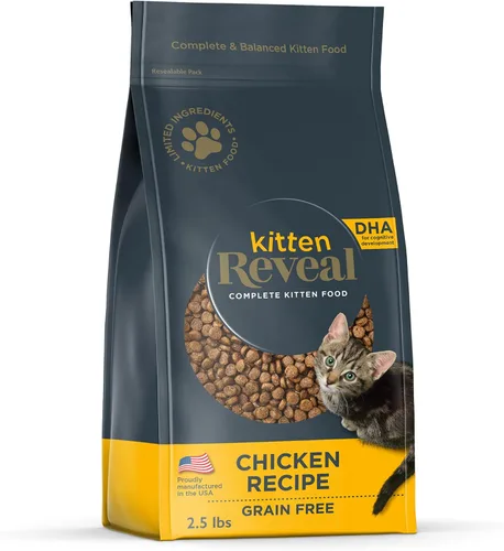 Miniatura 8 de Reveal Alimento seco natural para gatos, alto en proteínas, sin granos, con vitaminas y minerales añadidos, nutrición completa y equilibrada