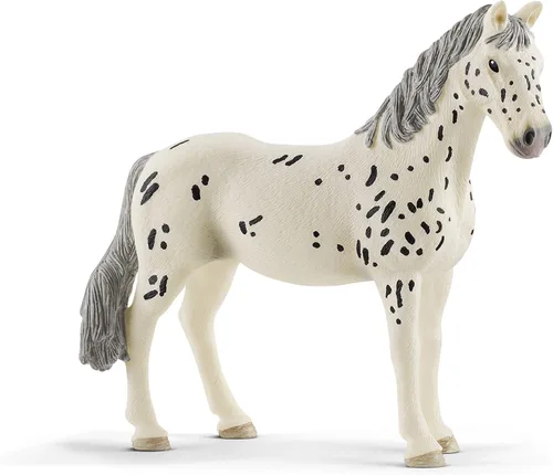 Schleich Horse Club: Figura de juguete de yegua Knabstrupper para niñas y niños, Edades 5+