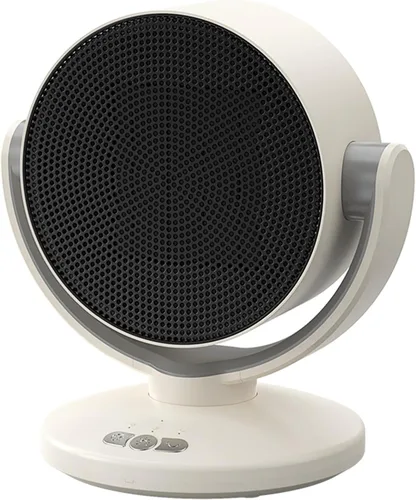 Maxmartt Calentador de espacio eléctrico, combo de ventilador de calentador 2 en 1, ventilador de escritorio de enfriamiento portátil de 1200 W, 3