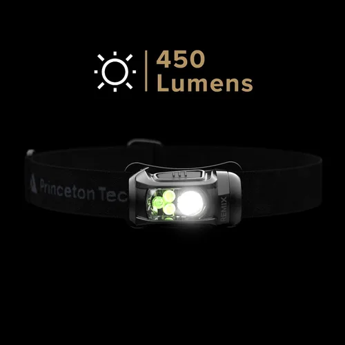 Miniatura 4 de Princeton Tec Remix Linterna Frontal LED (Negro, 300 Lúmenes Blanco y UV)