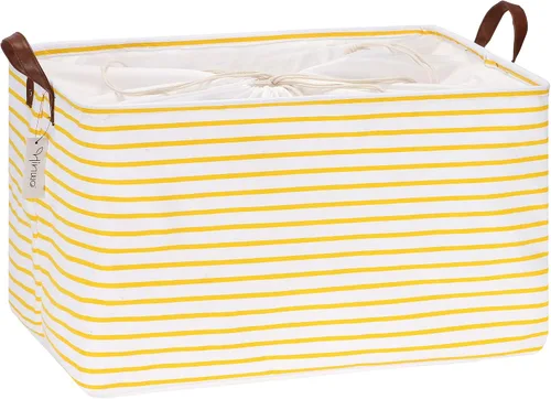 Miniatura 12 de Hinwo 31L Bolsas de almacenamiento grandes, organizadores de armario y almacenamiento, cestas de estante, cestas de almacenamiento plegables