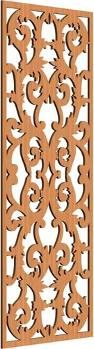 Miniatura 172 de Meadville Paneles decorativos de pared de madera con calado, 9 3/8 pulgadas de ancho x 24 3/8 pulgadas de alto x 1/4 de alto, aliso
