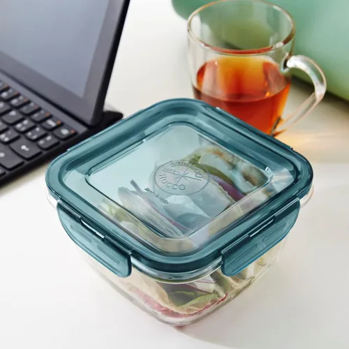 Miniatura 3 de Bormioli Rocco Evolution - Almacenamiento de alimentos, 25.25 onzas, gris