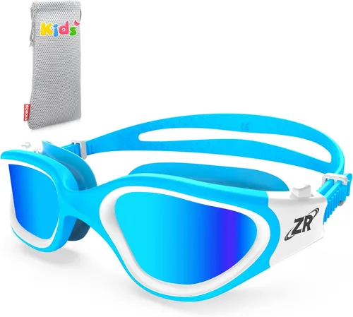 Miniatura 20 de ZIONOR Gafas de natación para niños, G1 MINI con protección UV, polarizadas, antivaho, para edades de 6 a 14 años A2