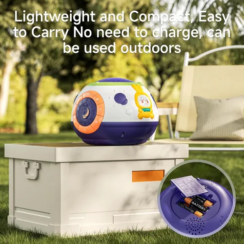 Miniatura 6 de TUMAMA - Juguete de regalo para recién nacido, proyector de estrellas de luz nocturna para bebés, máquina de sonido para dormir para bebés, juguetes