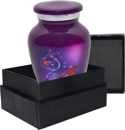 Miniatura 13 de BOLD & DIVINE Urnas de cremación con temática de mariposa Urnas decorativas para cenizas humanas de mujeres y hombres, urnas para cenizas, urnas