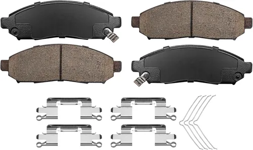 Miniatura 7 de Detroit Axle - Kit de freno delantero para Nissan Frontier 2005-2009, Pathfinder 2005-2012, Xterra 2005-2015, 2009-2012 Suzuki Equator Rotores