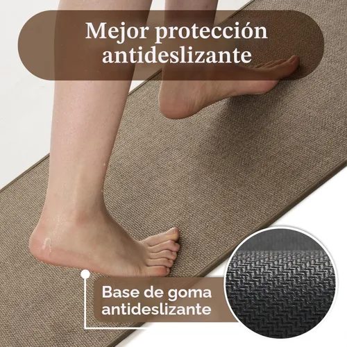 Miniatura 3 de MontVoo Alfombra de Baño - Alfombras de Baño Ultra Delgadas Antideslizantes para Alfombra de Baño de Secado Rápido, Respaldo de Goma Alfombras