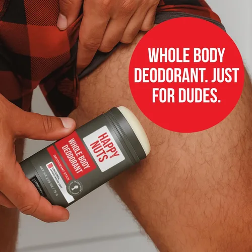 Miniatura 2 de Happy Nuts Desodorante de cuerpo entero para hombres, control de olores de cuerpo completo, ideal para hoyos, ingle y más, confianza durante todo