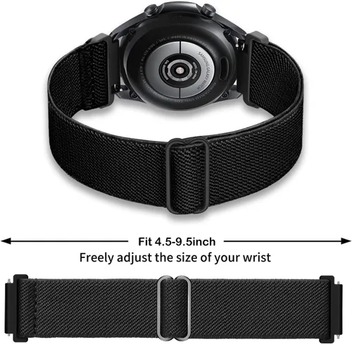 Miniatura 2 de Paquete de 8 correas de reloj de 0.866 in compatibles con Samsung Galaxy Watch 3 Band 1.772 in/Galaxy Watch 1.811 in/Samsung Gear S3