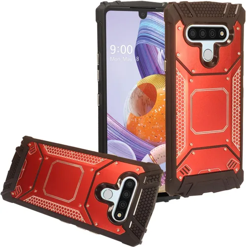 Miniatura 12 de Para LG Stylo 6 LM-Q730 (2020) - Funda híbrida con soporte de anillo - RS2 Negro