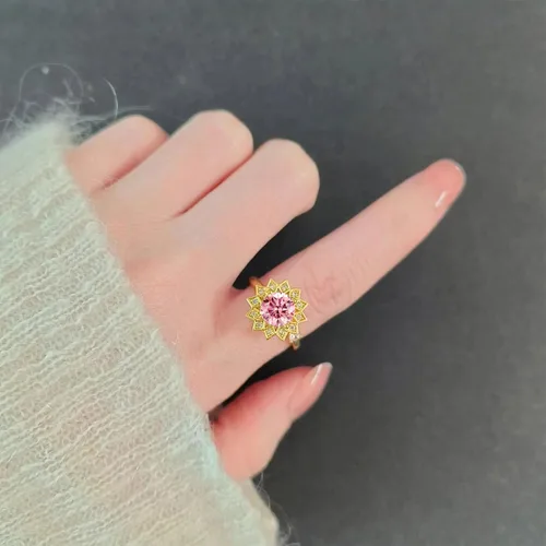 Miniatura 129 de Anillo de plata de ley 925, minimalista, ajustable, hecho a mano, para mujeres y niñas