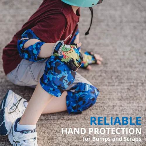 Miniatura 2 de Guantes de bicicleta para niños equilibrados, bicicleta de montaña, ciclismo I, transpirables, sin dedos, guantes de ciclismo con cojines extra