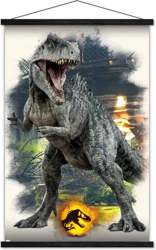 Miniatura 6 de Trends International Jurassic World: Dominion - Póster de pared focal Giganotosaurus, 14.725 x 22.375 pulgadas, paquete de póster y montaje prémium