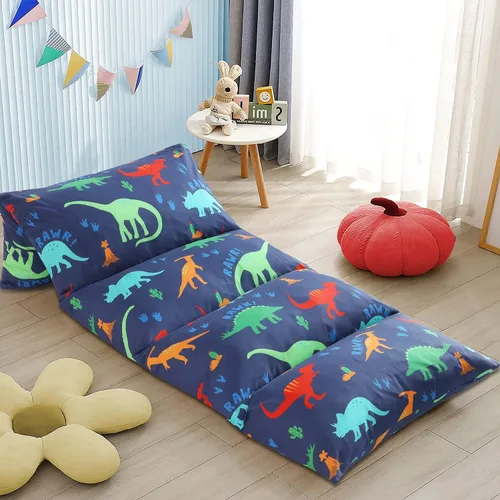 Miniatura 7 de Boston Linen Co. - Funda de almohada para niños, funda de cama de dinosaurio Rawr para niños, tumbona para leer, descansar y juegos, tamaño King