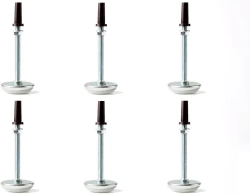Miniatura 3 de Sistema de soporte central universal de alto perfil resistente para camas de madera con capacidad para 1400 libras, tamaño Queen con agarres de goma