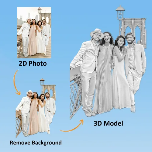 Miniatura 4 de Foto de cristal 3D con base de luz LED, regalos personalizados con tu propia foto, grabado láser imágenes 3D y texto personalizado, pequeño