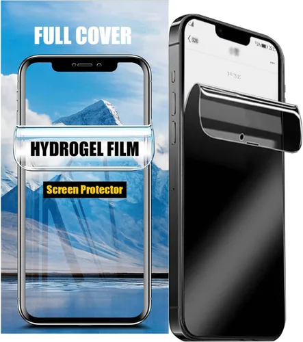 Miniatura 13 de LOOKSEVEN Paquete de 2 protectores de pantalla de hidrogel de privacidad para Samsung Galaxy S21, película protectora de TPU suave de alta