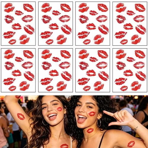 Miniatura 7 de Tatuajes temporales de Halloween, 4 hojas de tatuajes temporales falsos para hombres y mujeres, perfecto para Halloween, cosplay, disfraces
