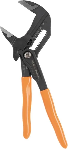 Miniatura 11 de Klein Tools D5317 Llave de alicates compacta, llave de alicates ajustable multiusos de alto apalancamiento con mordazas lisas, 7 pulgadas