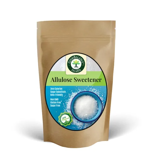 Good Balance Salud - Edulcorante natural de alulosa 100% pura premium | Cero calorías • Bajo glucémico • Sustituto de azúcar 1:1 para hornear, café
