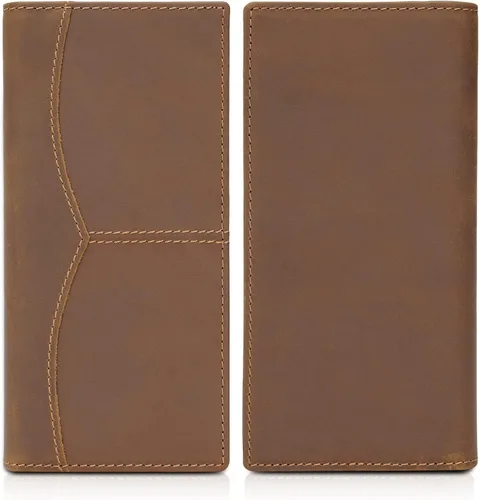 Miniatura 8 de Polare - Cartera larga y plegable de piel de vaca para hombre