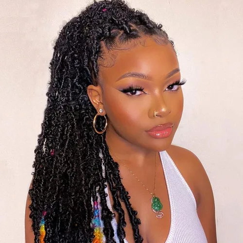Miniatura 46 de Beyond Beauty Cabello de Ganchillo Spring Twist 90 hebras 8 pulgadas Spring Twists Esponjosas Trenzado, Trenzas de Ganchillo Spring Twist Bomb Twist
