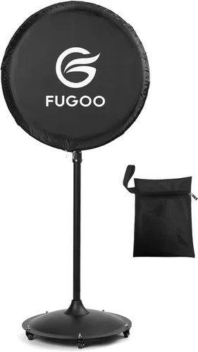 Miniatura 10 de Cubierta de ventilador de exterior impermeable resistente para ventiladores de pedestal y montaje en pared de 30 pulgadas, color negro