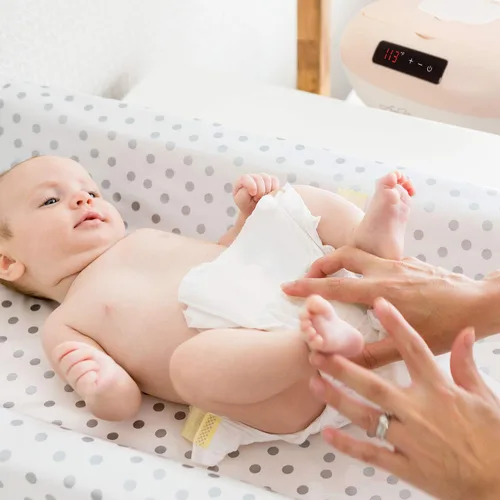 Miniatura 3 de La Caresse Calentador de toallitas para bebés, esenciales para bebés, dispensador de toallitas húmedas, pantalla digital con ajustes de calor
