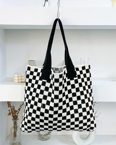 Miniatura 24 de Bolsas de ganchillo para mujer, bolsa de mano de playa de verano, bolsa de hombro de gran capacidad, bolsa de hobo estética, bolsa de punto, bolsa